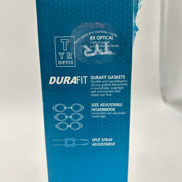 TYR‎ Corrective Optical Adult Swim Goggles -7.00 Rx Lens Adjustable Nosebridge - Picture 4 of 5